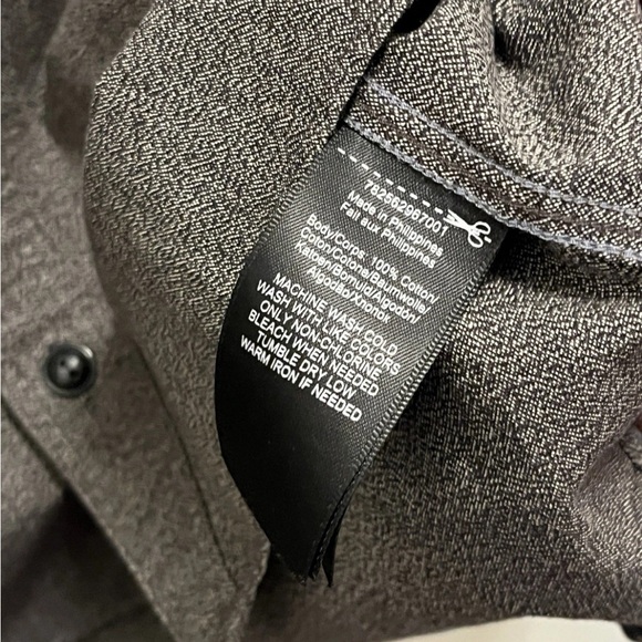 RRL Work Shirt Button Up Heathered Grey XXL Ralph Lauren Double RL - Picture 6 of 6